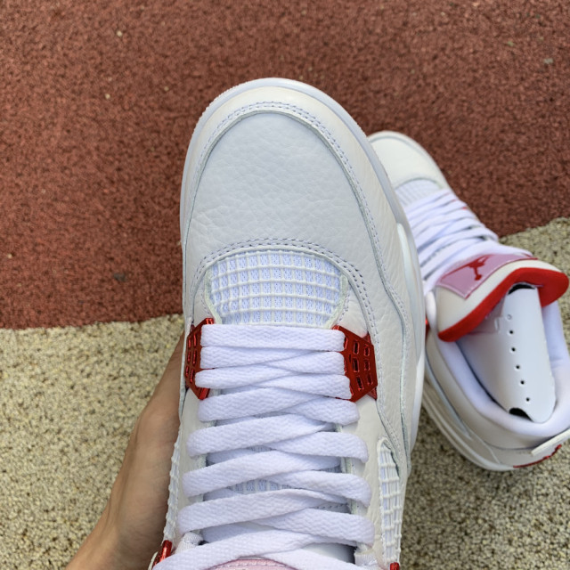 retro 4 red black white