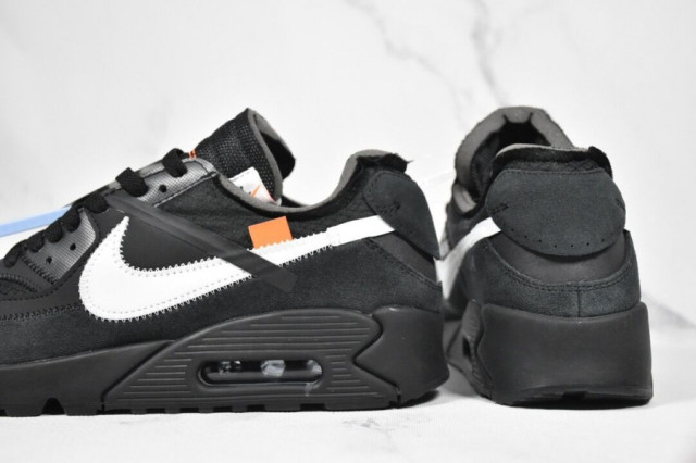 off white x air max 90 black