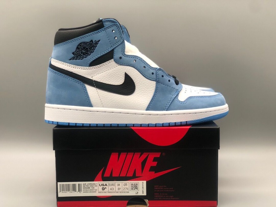 retro 1 white black blue