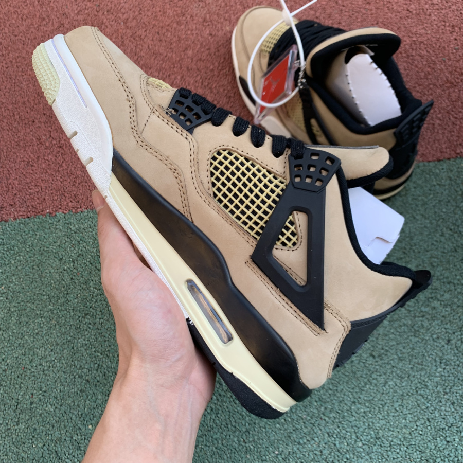 womens air jordan 4 retro mushroom
