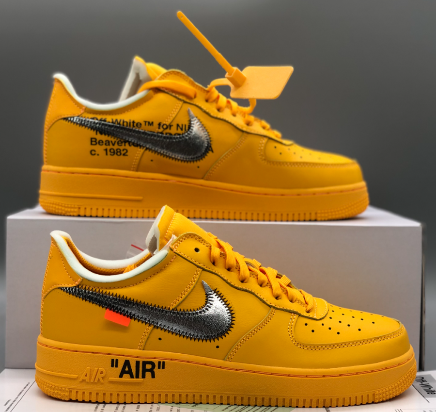 Off-White x Air Force 1 Low 'University Gold' - WellKicks.com