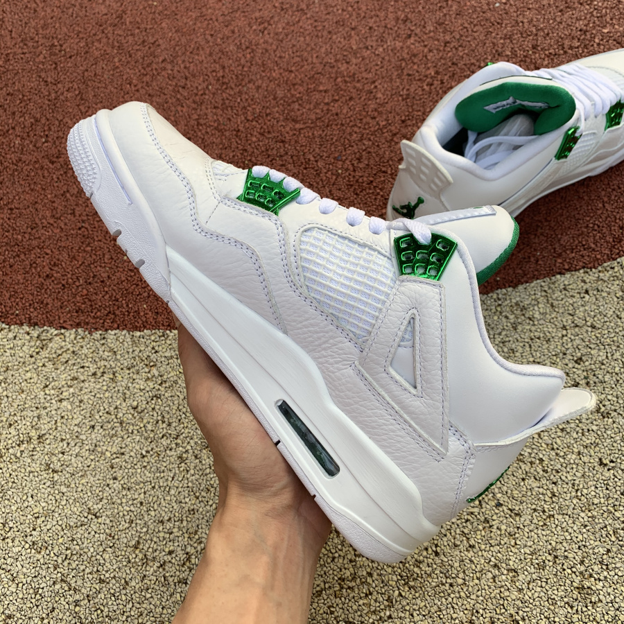jordan 4 retro green metallic