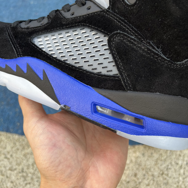 retro 5 blue yellow