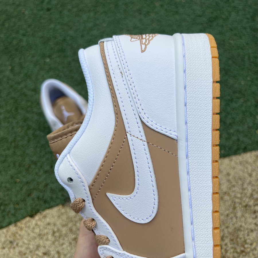 jordan 1 lows hemp white