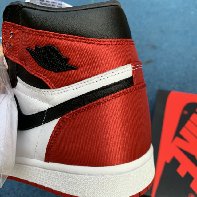 j1 black toe satin