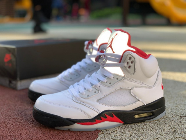 jordan retro 5 fire red