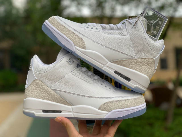 triple white retro 3