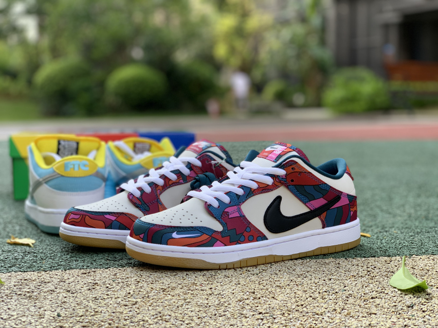 Parra x Dunk Low Pro QS SB 'Abstract Art' - WellKicks.com