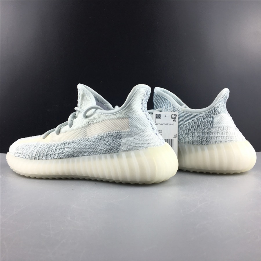 350 v2 cloud white reflective