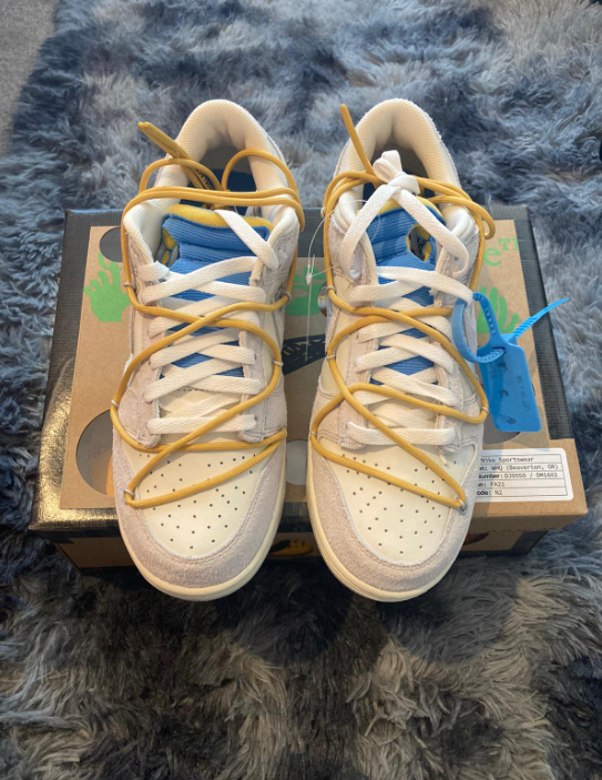 dunk x off white lot 34